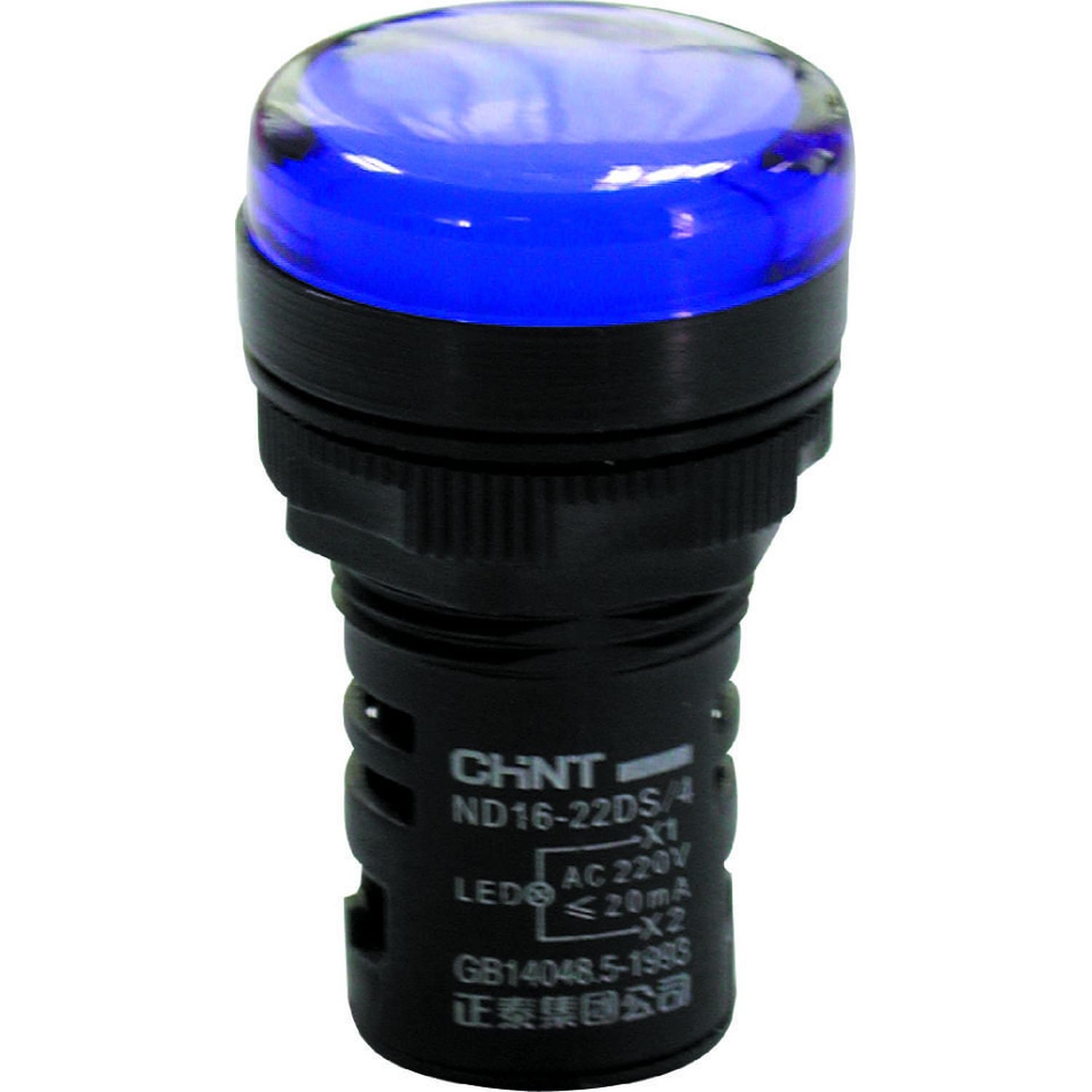 Индикатор световой ND16-22DS/4 синий АС230В CHINT 593152