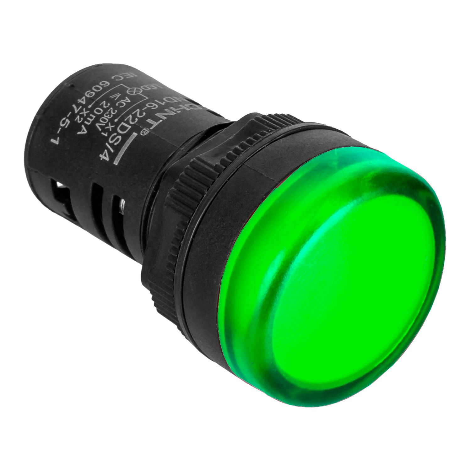 Индикатор световой ND16-22DS/4 зеленый АС230В CHINT 593071