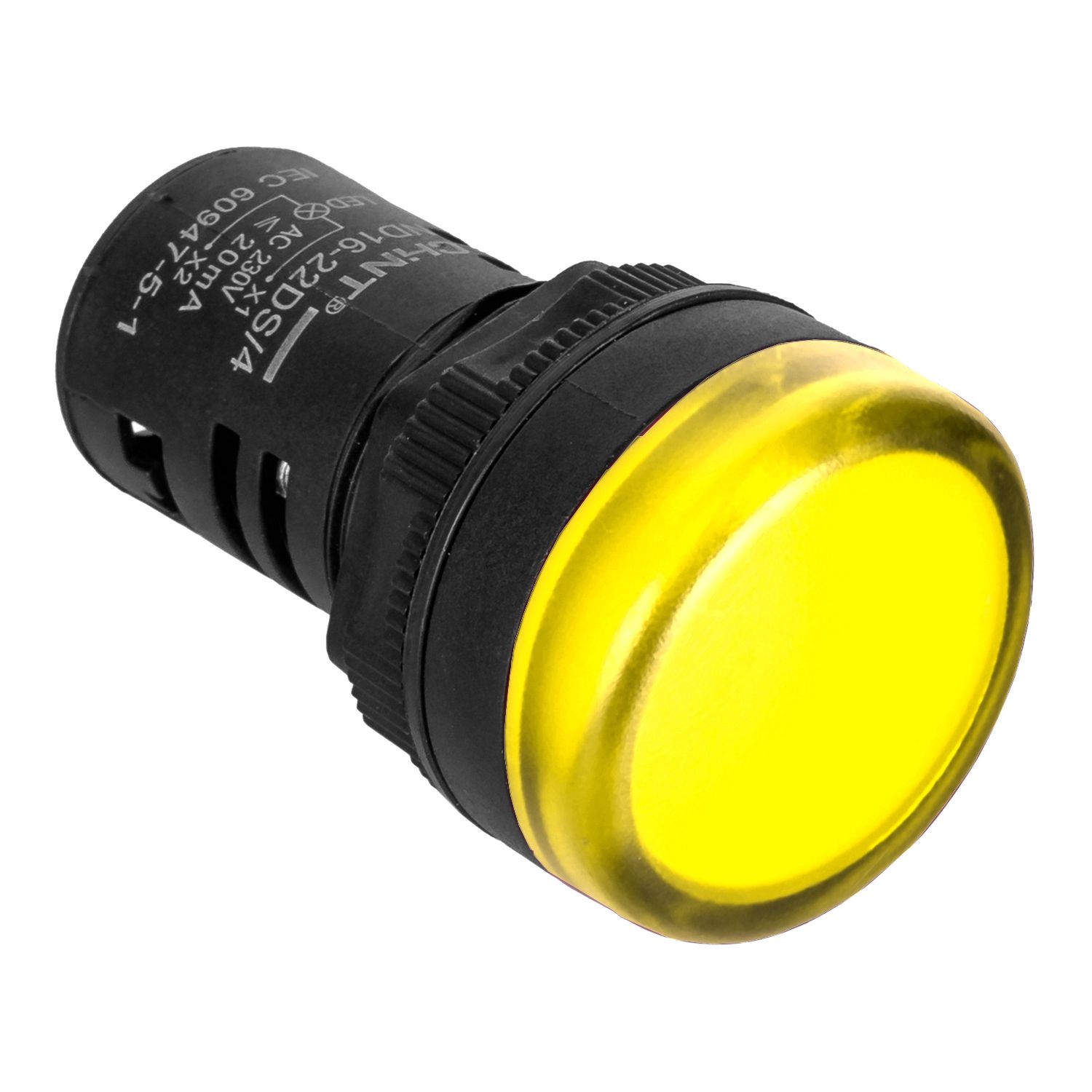 Индикатор световой ND16-22DS/4 желтый АС230В CHINT 593150